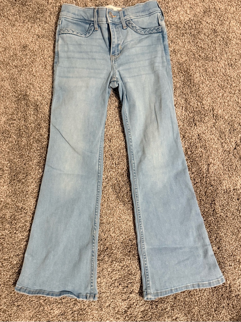 abercrombie kids Light Blue Flared Jeans